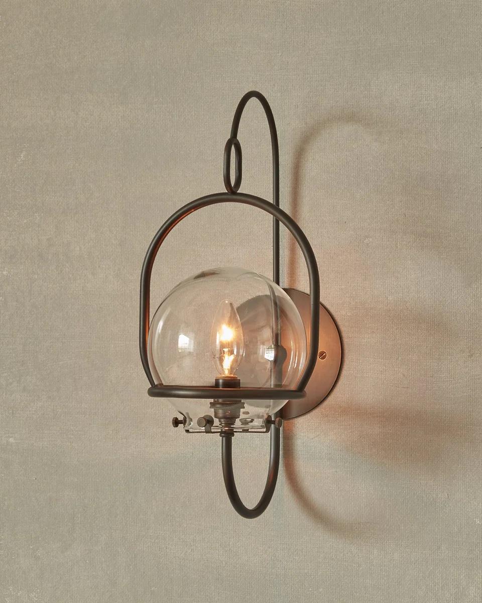 American Oil Rubbed Brass Emil Lantern - Small - Outdoor Use For Sale