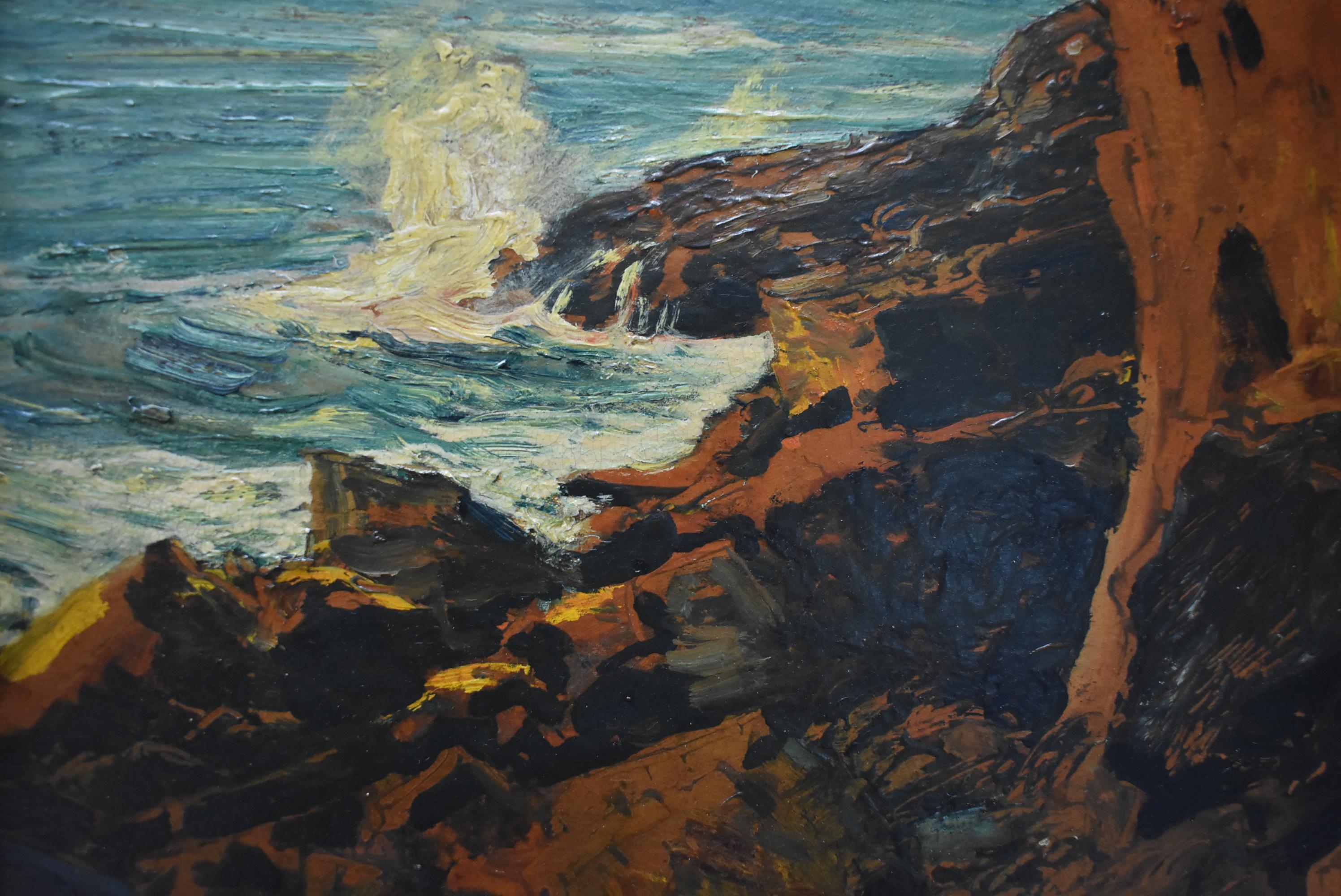 Peinture Paysage marin à l'huile de Frederick Judd Waugh en vente