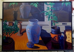 Oil Still Life Painting by John F. Chambers, Very Large and Framed