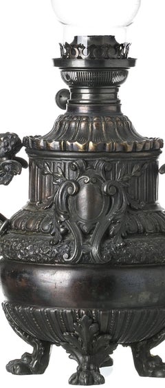 Oil table lamp