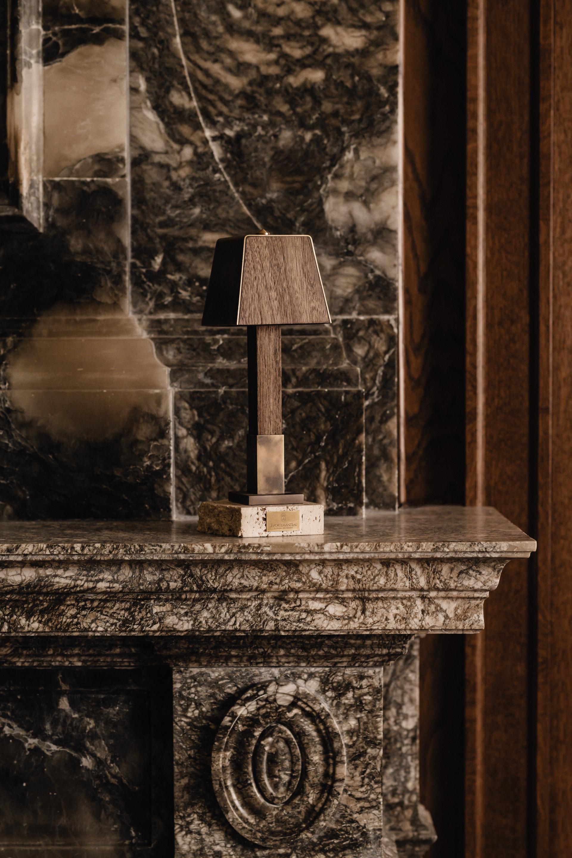 Brushed Oile lamp (coffee table lamp) For Sale