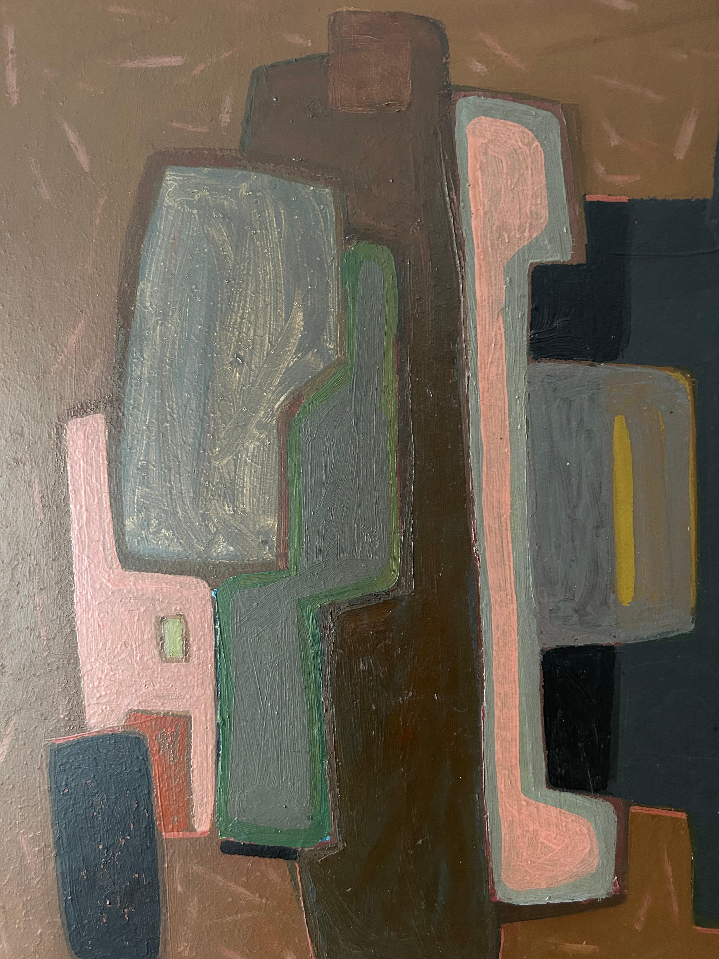 Rare modernist abstract oil painting on panel made in Sweden in the 1960’s by an unknown talented Swedish artist.

The painting is the perfect detail for any style of interior and fits any style of interior from a traditional Scandinavian style of