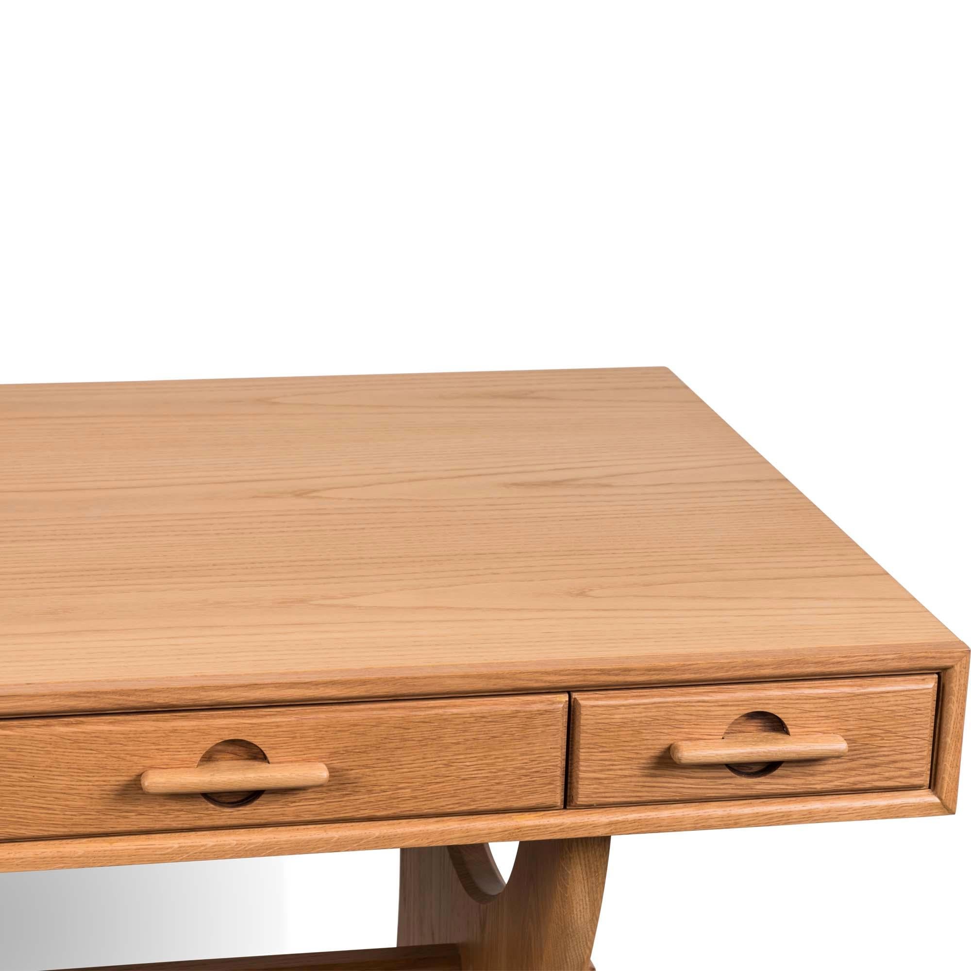 Mid-Century Modern Oiled Oak Ojai Desk by Lawson-Fenning For Sale