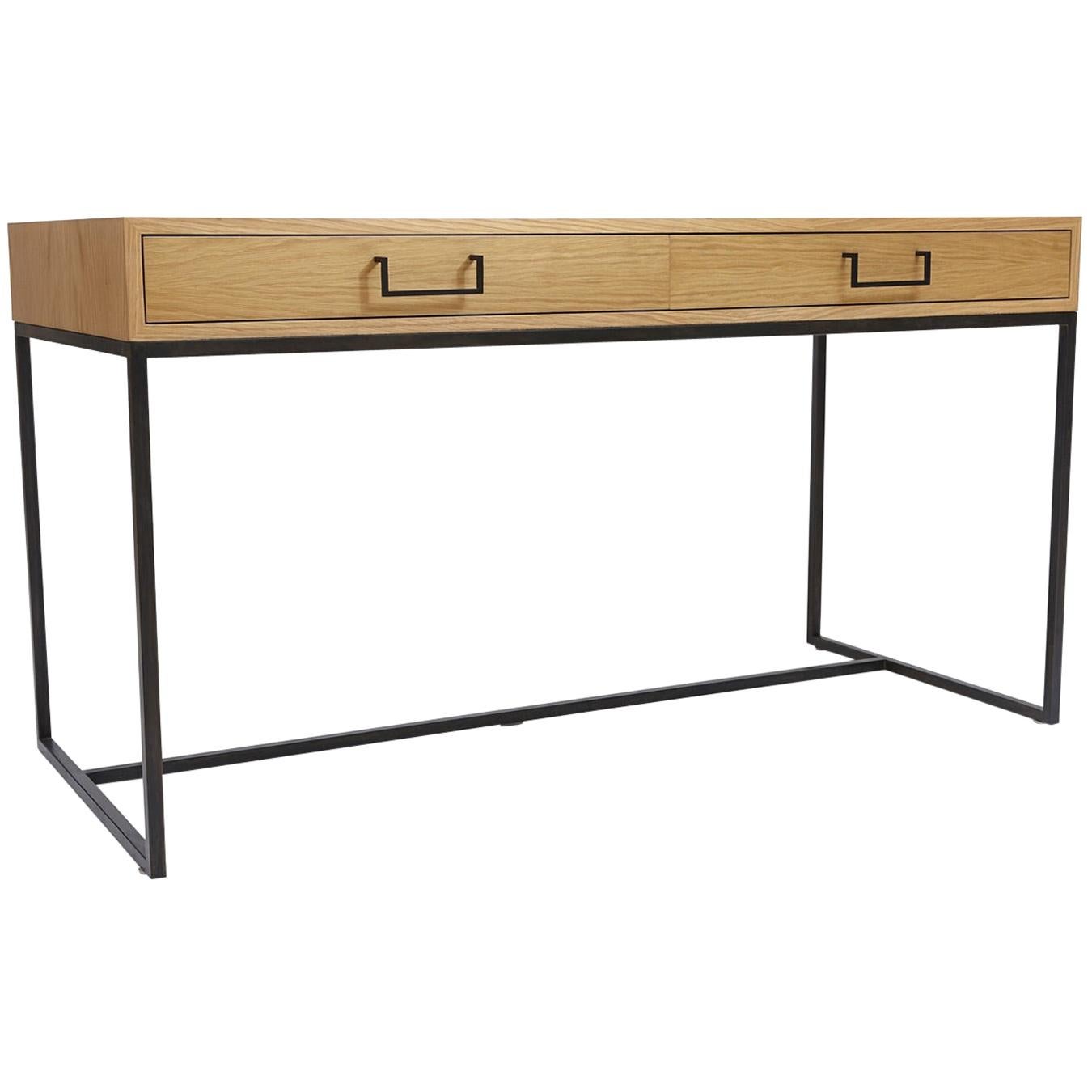 Oak Thin Frame Desk by Lawson-Fenning