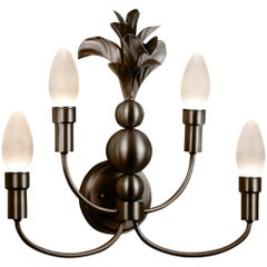 Oiled Solid Brass Maluhia Outdoor Wall Sconce by Elisterno