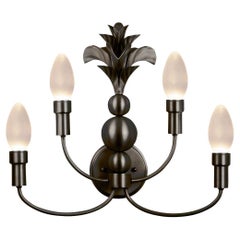 Oiled Solid Brass Maluhia Outdoor Wall Sconce by Elisterno