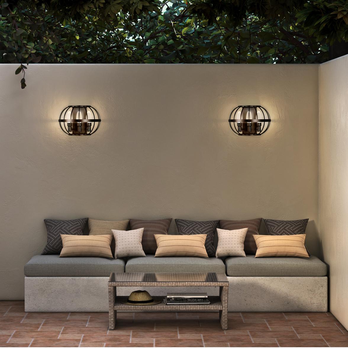 Aplique de pared para exteriores Terra Prima de latón macizo aceitado by Elisterno Lacado en venta