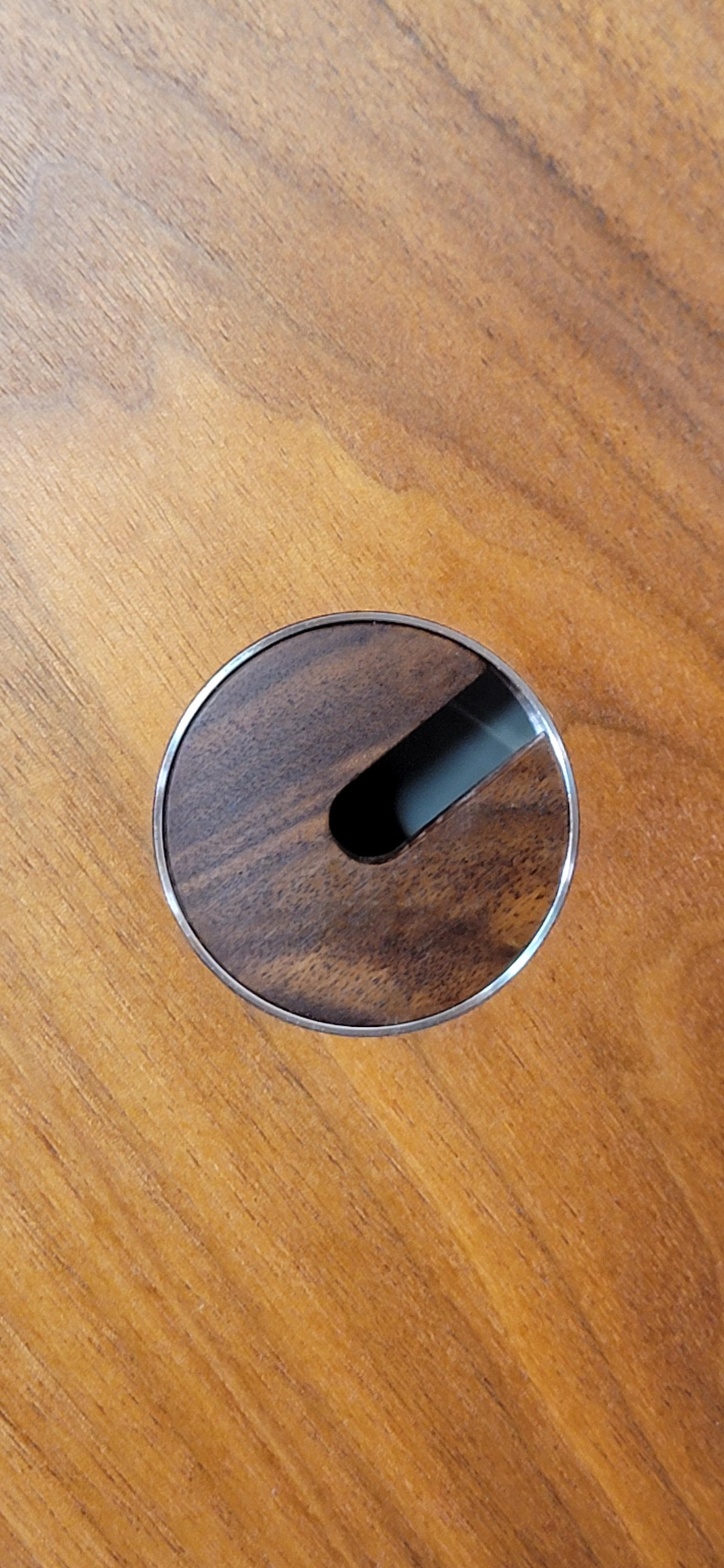 Oiled Walnut and Steel AK 1340 Executive Desk by Nissen & Gehl MDD 4