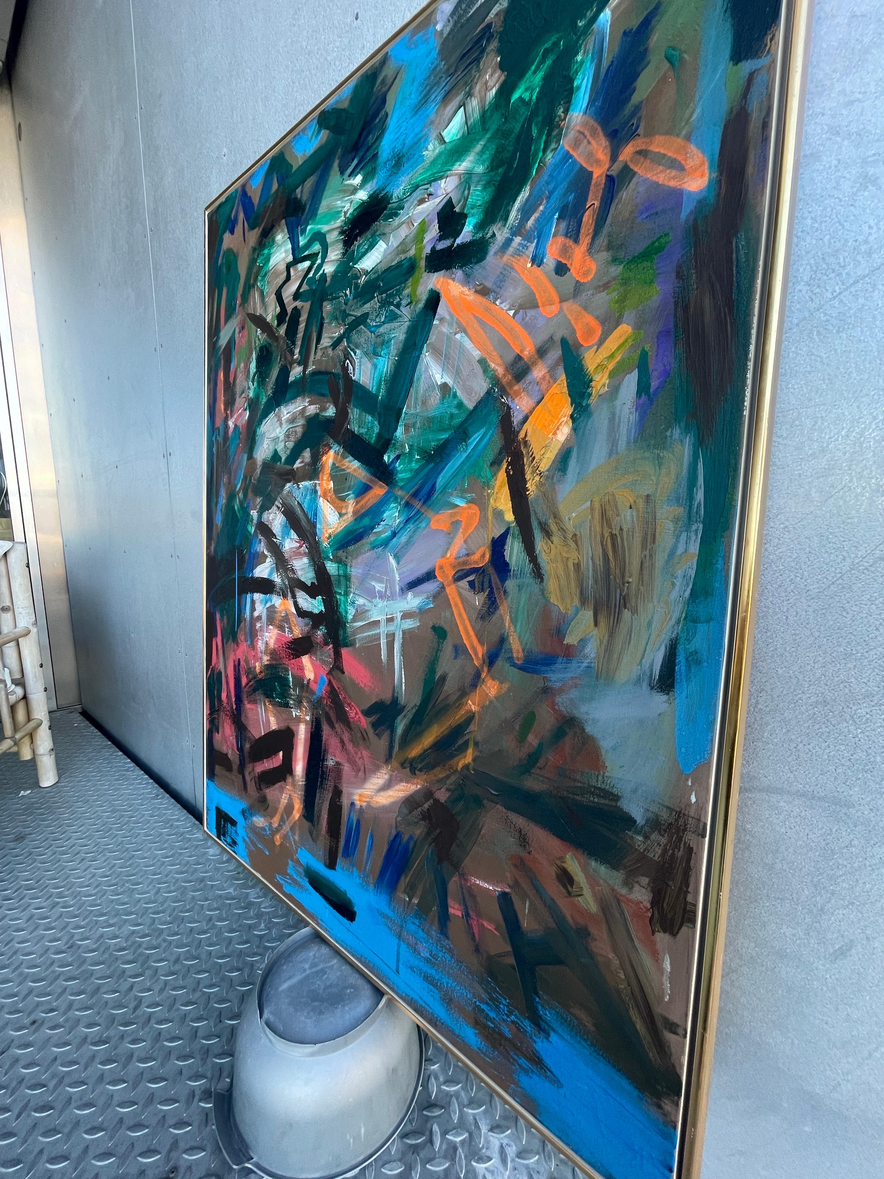 Jens Birkemose, a Danish painter whose bold abstract works emerged from a distinctive mix of European and American influences, has been a member of the Decembristerne group since 1980. His oil-on-canvas works from 1983-1984 reflect a raw and dynamic