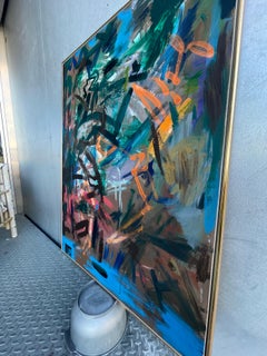 Oilpainting from Danish artist Jens Birkemose from 1984