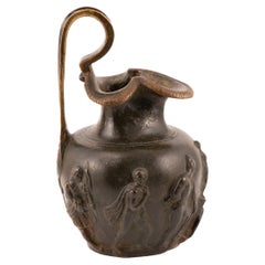 Oinochoe. Bronce. Posiblemente Italia, siglo XIX.