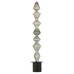Oiphorique P GR Floor Lamp in Textile and Steel by Atelier Oi for Parachilna