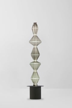 Oiphorique P PE Floor Lamp in Textile and Steel by Atelier Oi for Parachilna