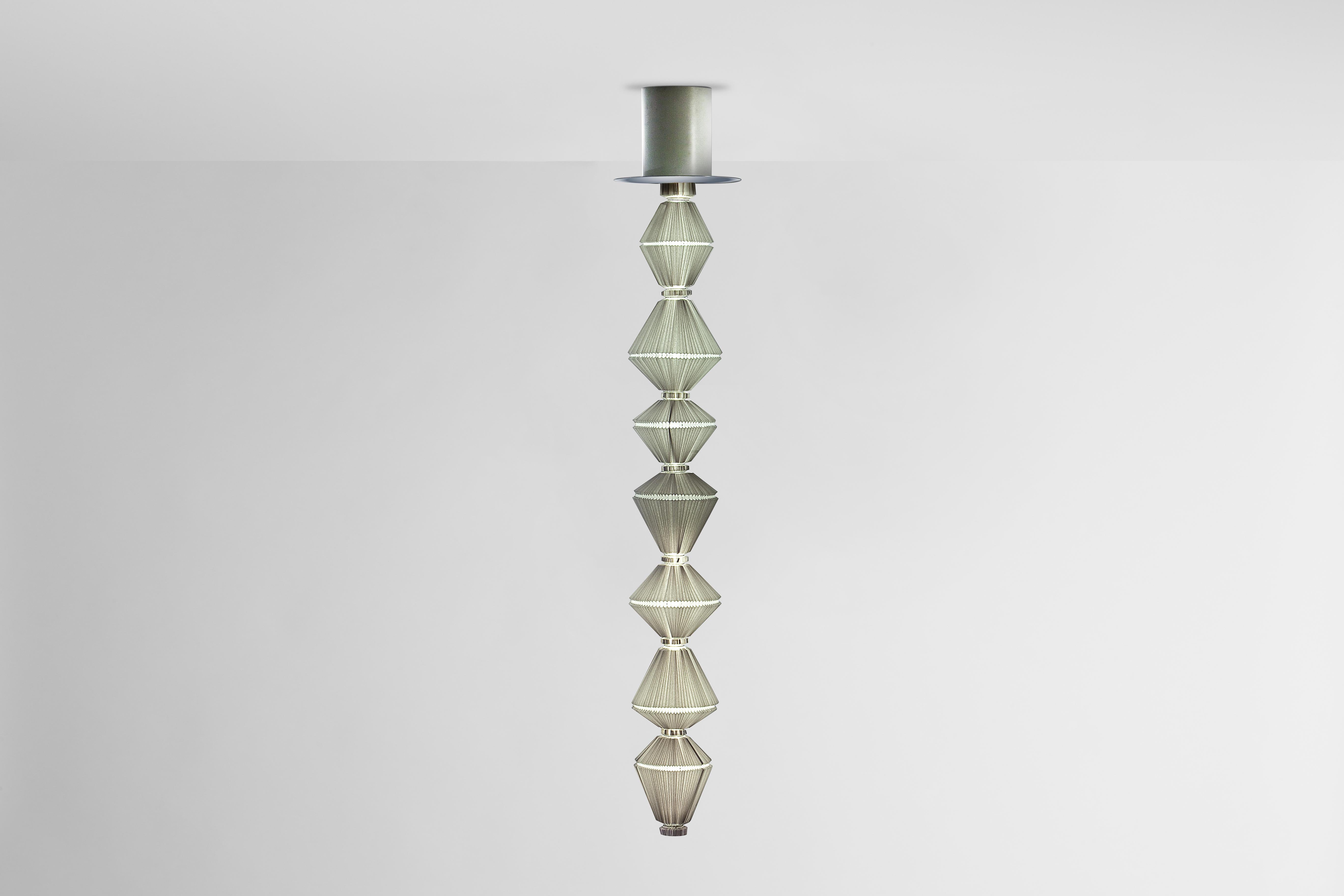 Mid-Century Modern Lampe à suspension Oiphorique T GR par Atelier Oi pour Parachilna en vente