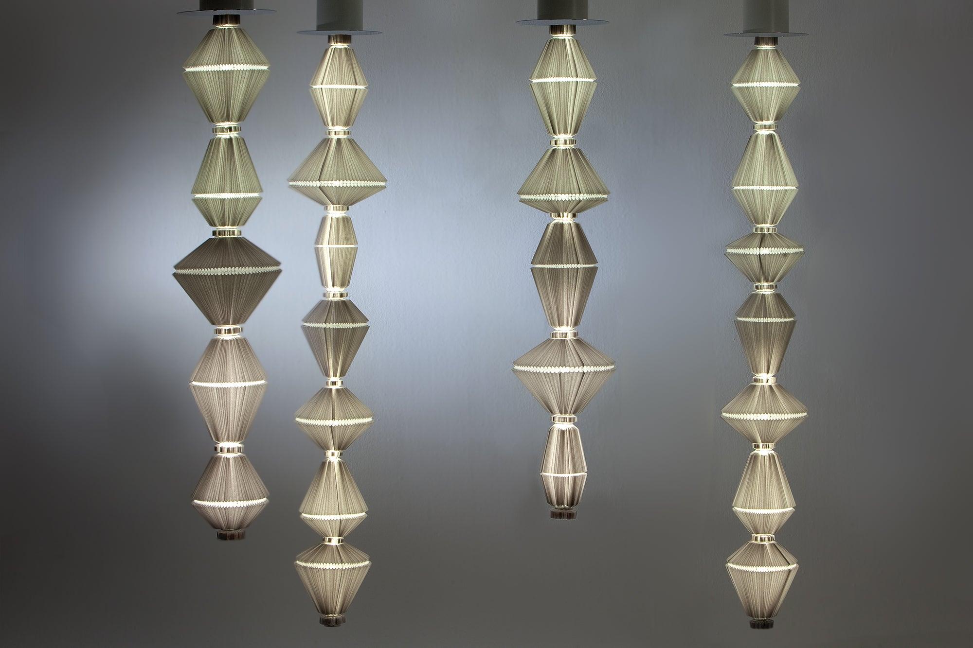 Mid-Century Modern Oiphorique T PE Suspension Lamp by Atelier Oi for Parachilna For Sale