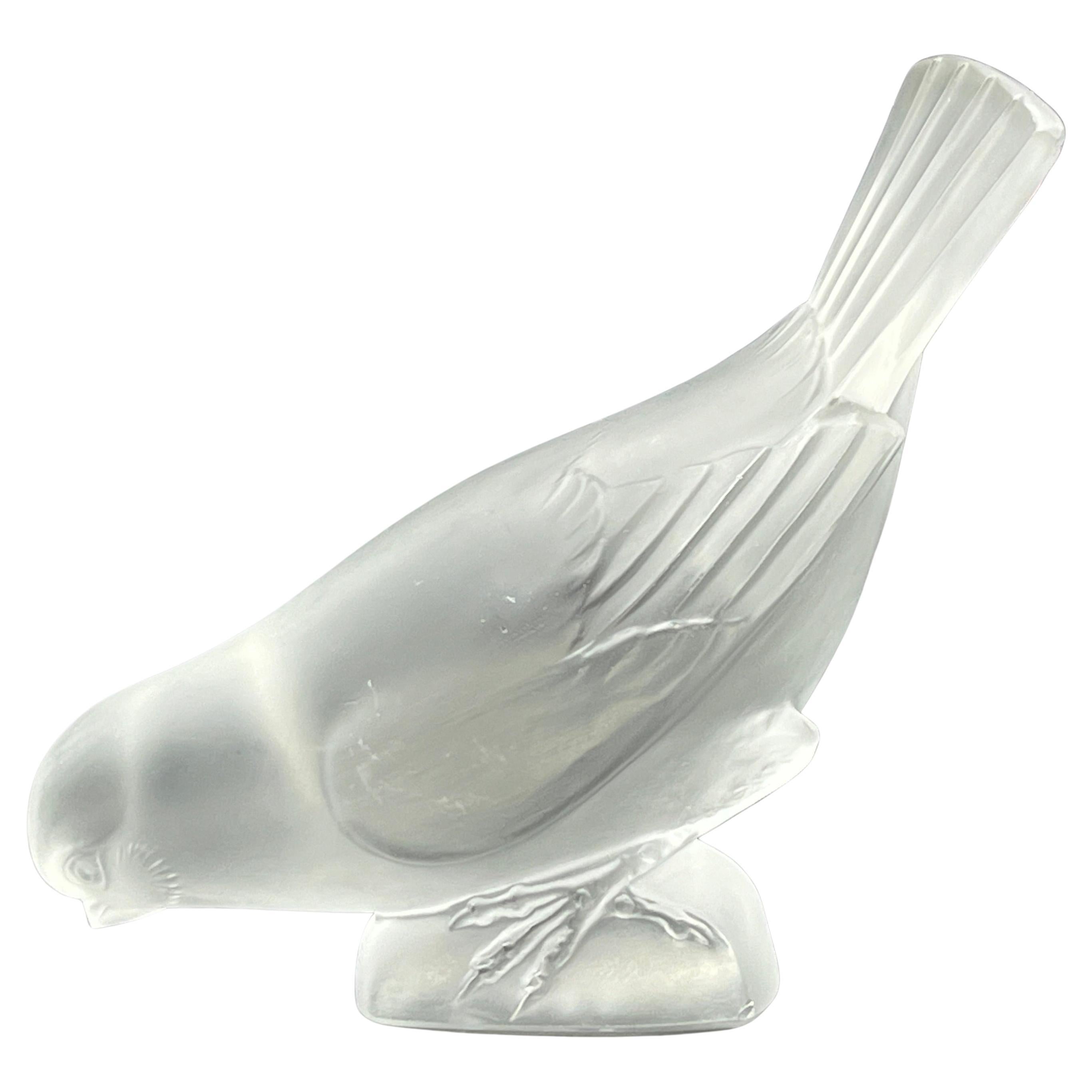 Oiseau en cristal Lalique France For Sale