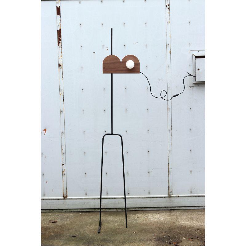 Oiseau, floor light by Eloi Schultz
Materials: Oiled Oak and Steel
Dimensions: H180 x 35 x 45 cm

All our lamps can be wired according to each country. If sold to the USA it will be wired for the USA for instance.

Curved and welded mild steel
