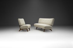 Aake Anttila "Susanna" Sofa and Lounge Chair for Lepokalusto, Finland 1950s