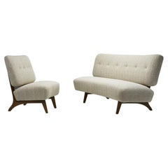 Oiva Parviainen "Susanna" Sofa and Lounge Chair, Finland, 1950s