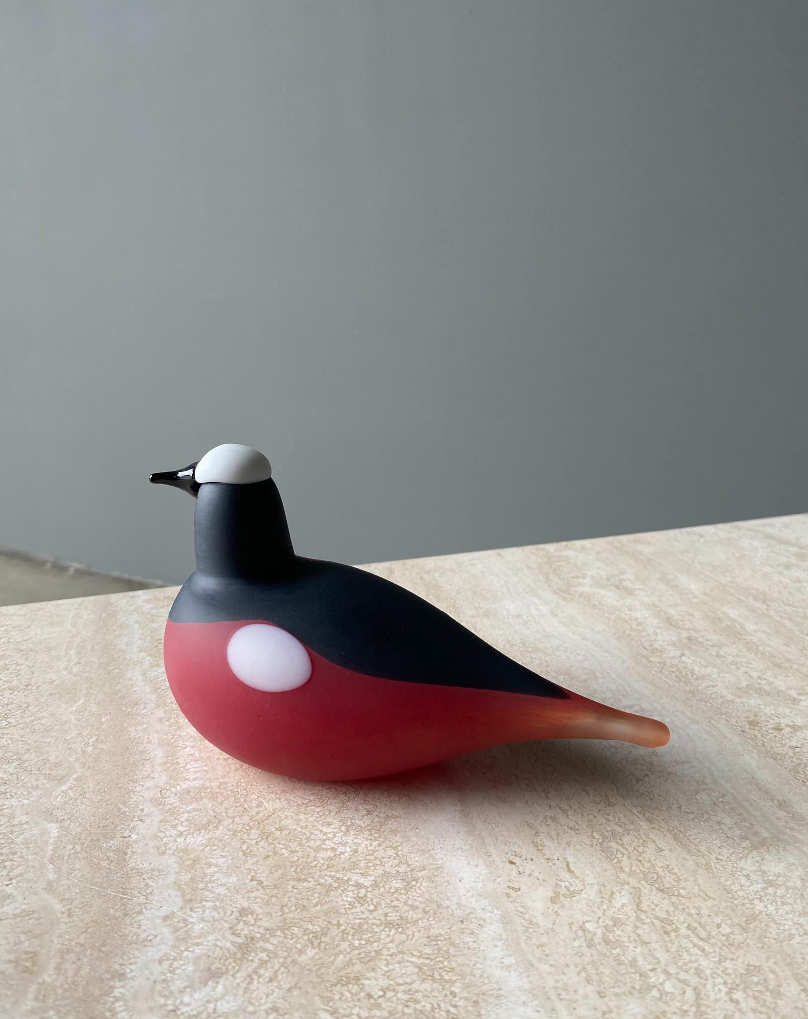 Sculpture d'oiseau en verre d'art Oiva Toikka pour Iittala de Finlande en vente 6