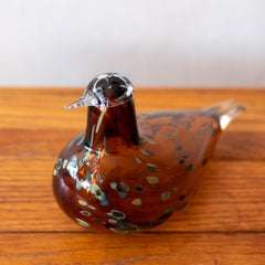 Oiva Toikka Glass Bird Sculpture Nuutajärvi, Finland