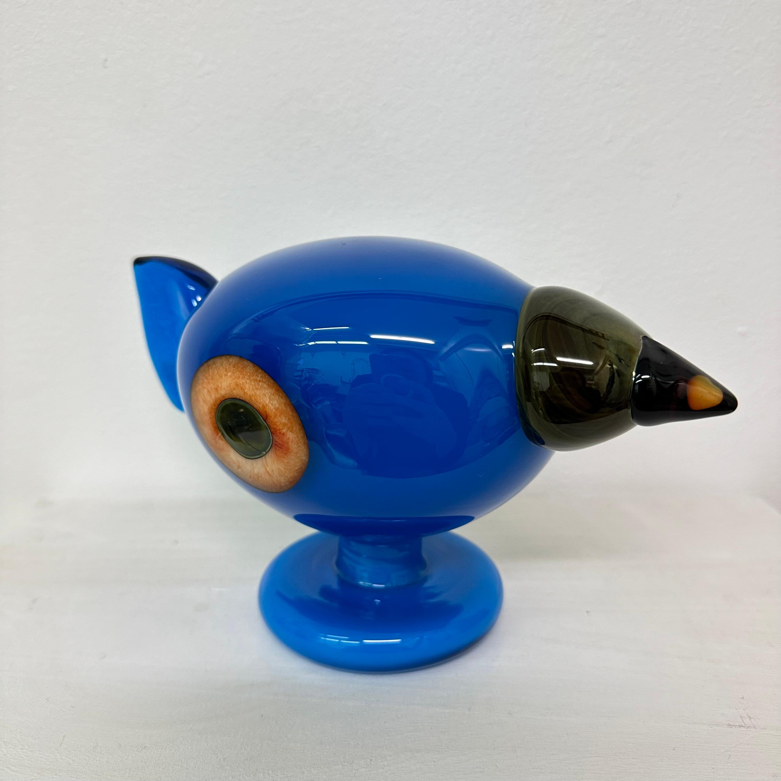 Oiva Toikka Turkey Fowl (Turkinpyy) Jahresvogel 2005 Glas Iittala Finnland Nuuta im Angebot 4
