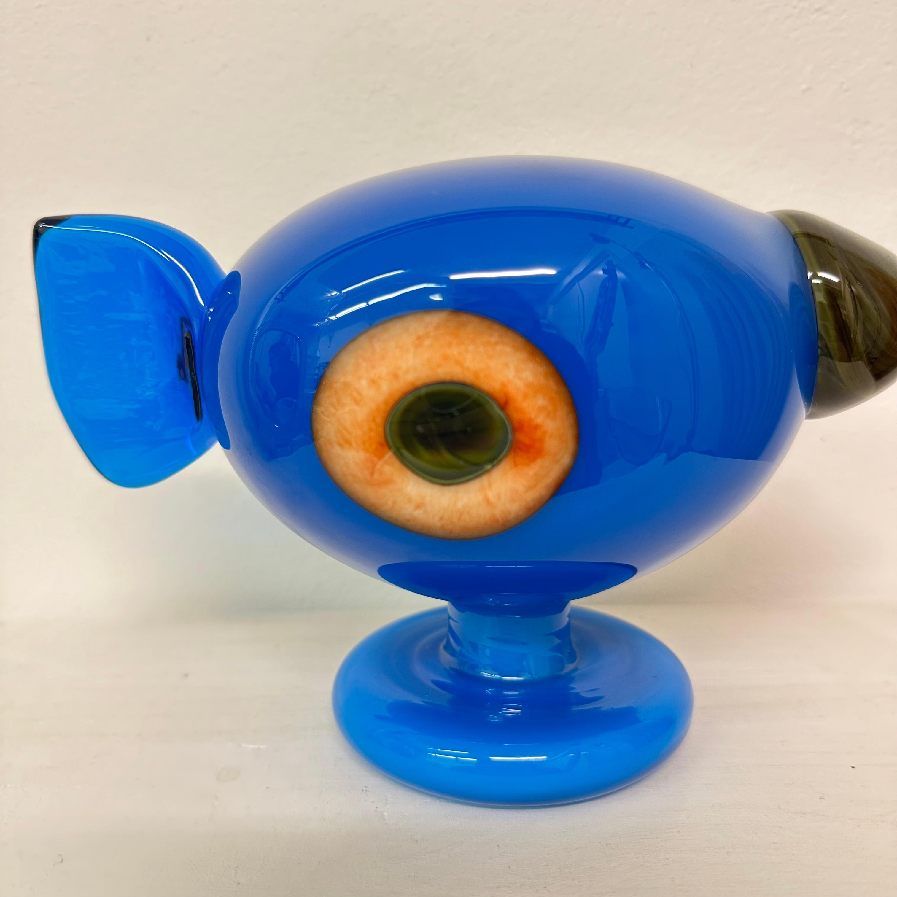 Oiva Toikka Turkey Fowl (Turkinpyy) Jahresvogel 2005 Glas Iittala Finnland Nuuta im Angebot 6