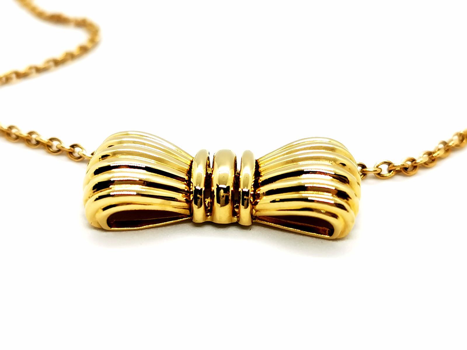 O.J. Perrin Chain Necklace Yellow Gold For Sale 5