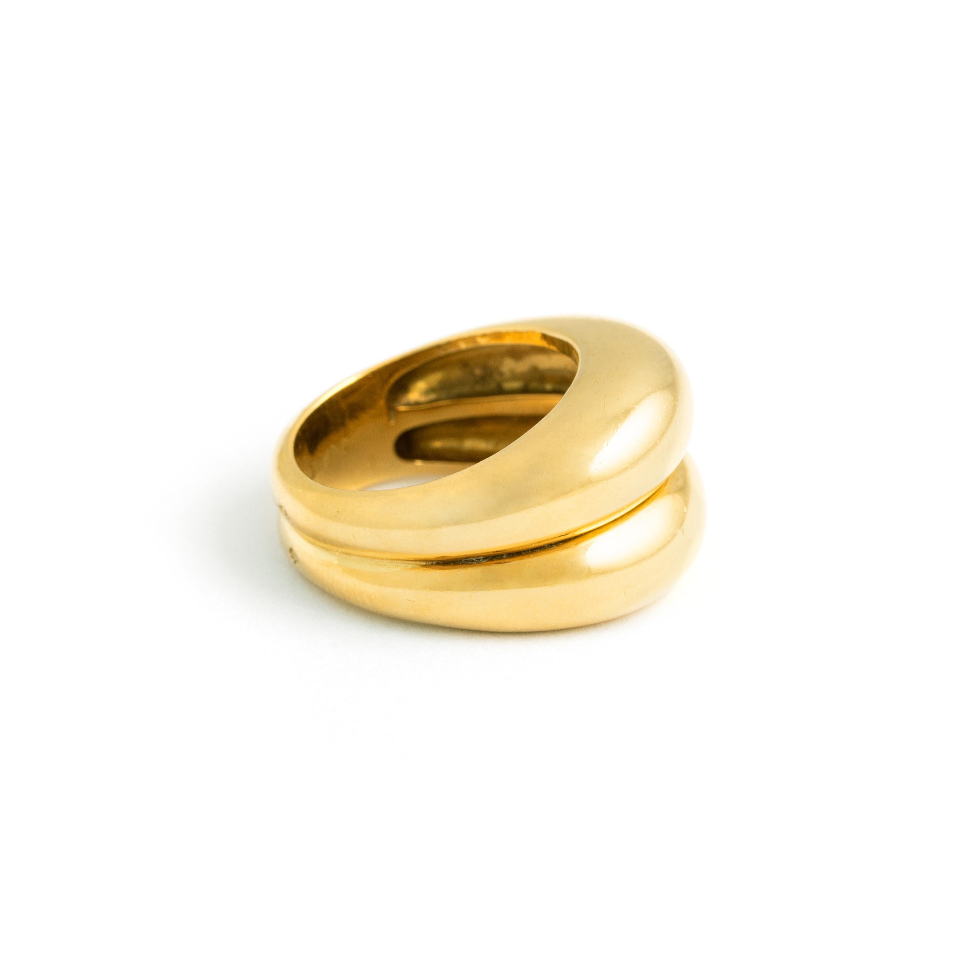 O.J. Perrin Paris Collection Verona Yellow Gold 18k Ring 3