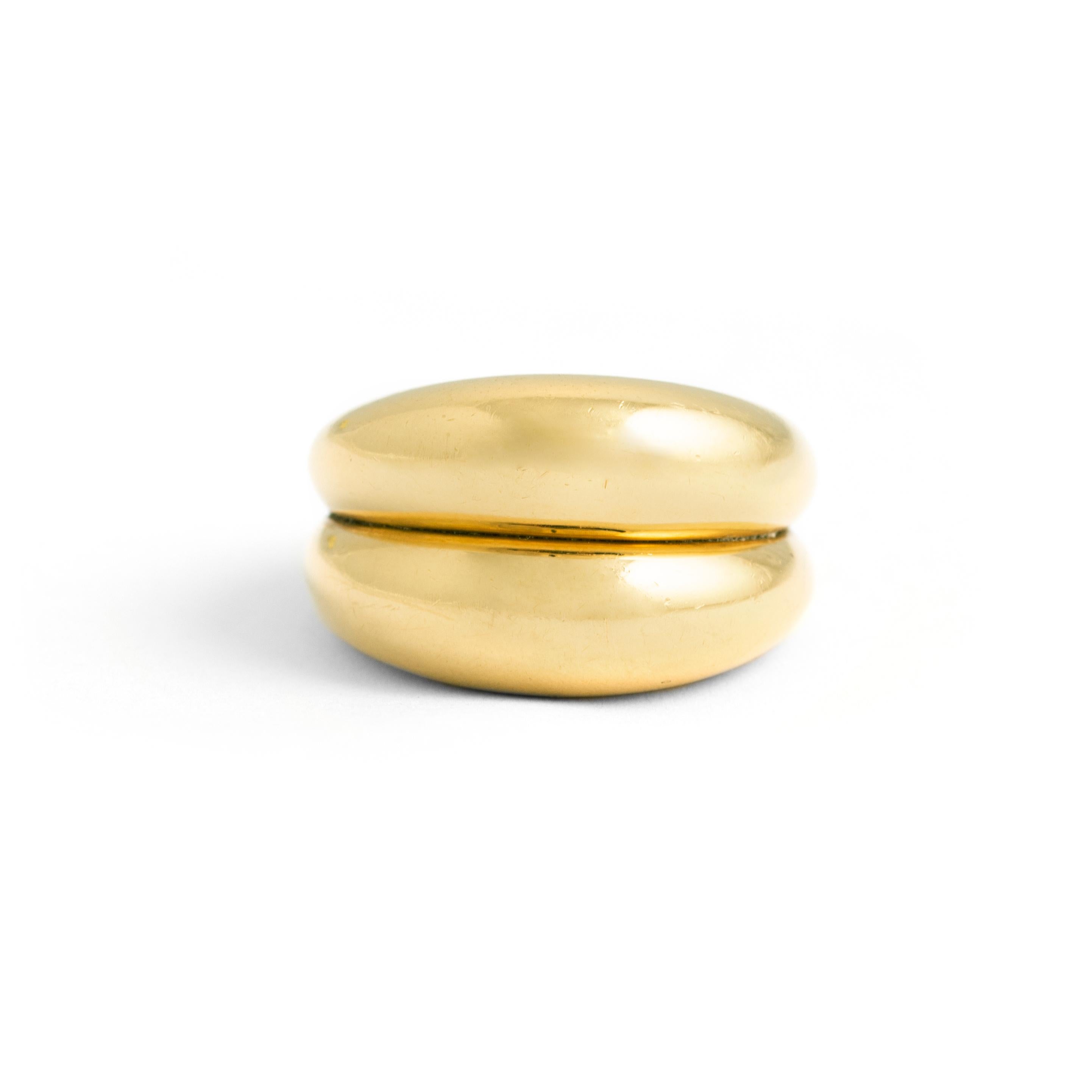 O.J. Perrin Paris Collection Verona Yellow Gold 18k Ring In Excellent Condition In Geneva, CH