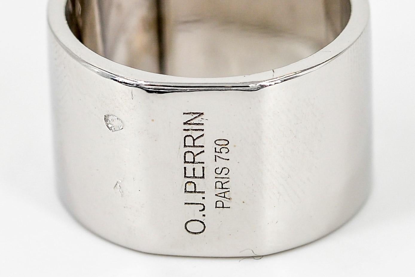 O.J. Perrin Ring Légendes White Gold For Sale 3