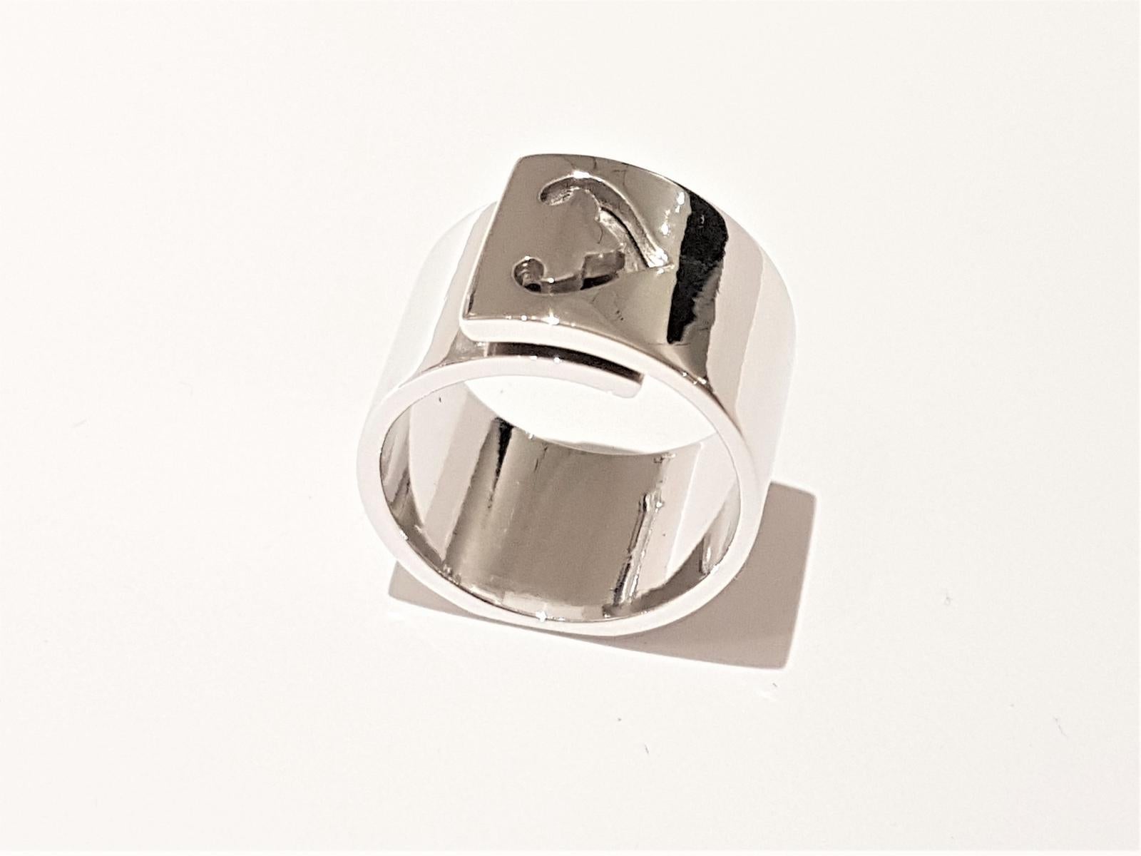 O.J. Perrin Ring Légendes White Gold For Sale 4