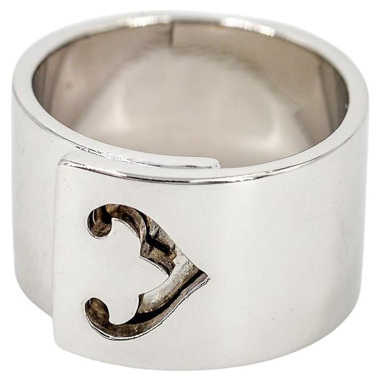 O.J. Perrin Ring Légendes White Gold For Sale