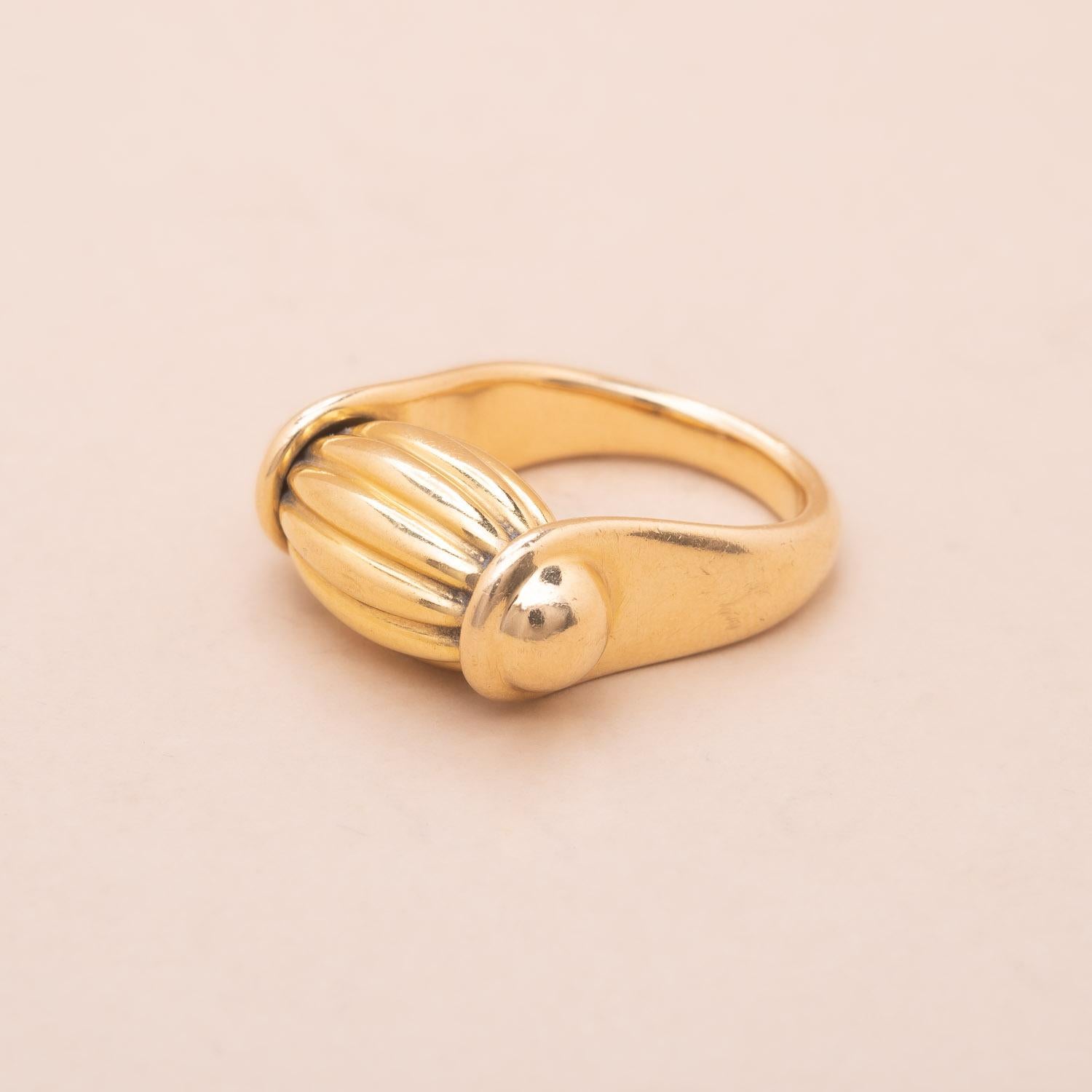 Retro OJ Perrin Vintage Gold Ring  For Sale