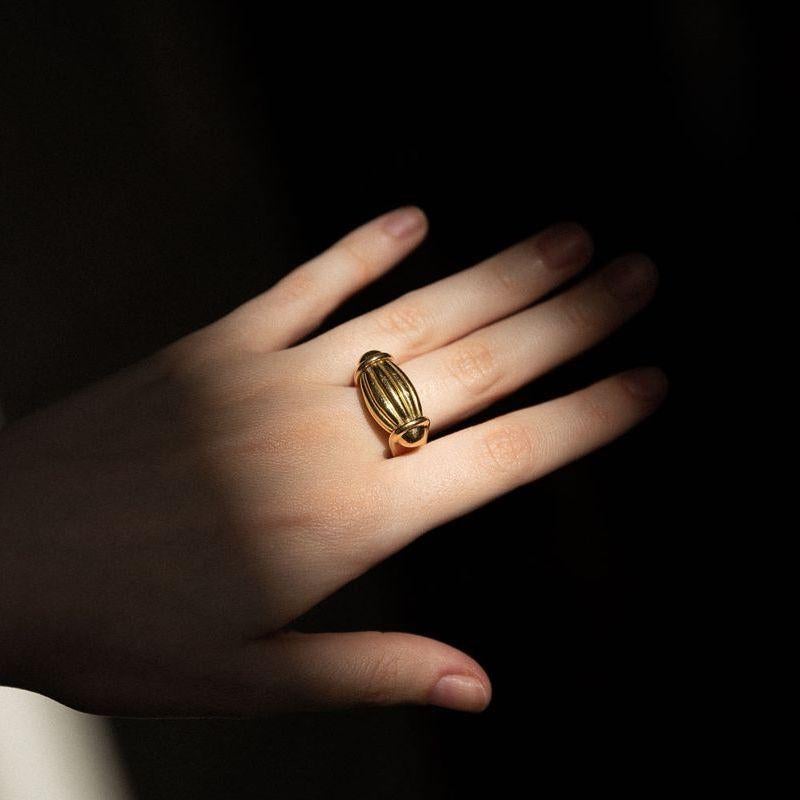 Retro OJ Perrin Vintage Gold Ring For Sale