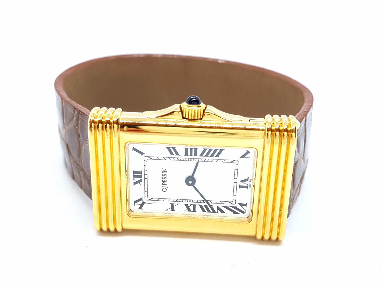 Women's O.J. Perrin Watch Yellow Gold For Sale