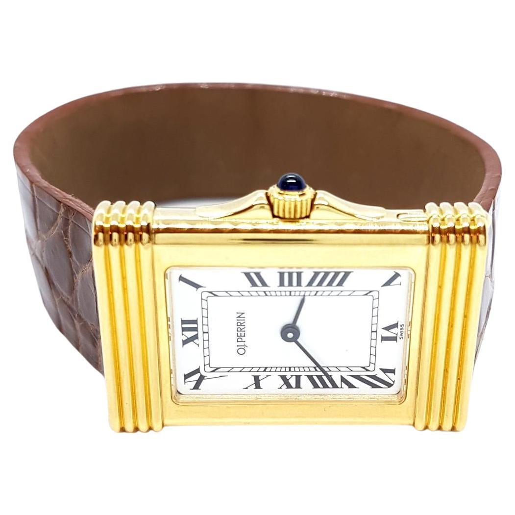 O.J. Perrin Watch Yellow Gold For Sale