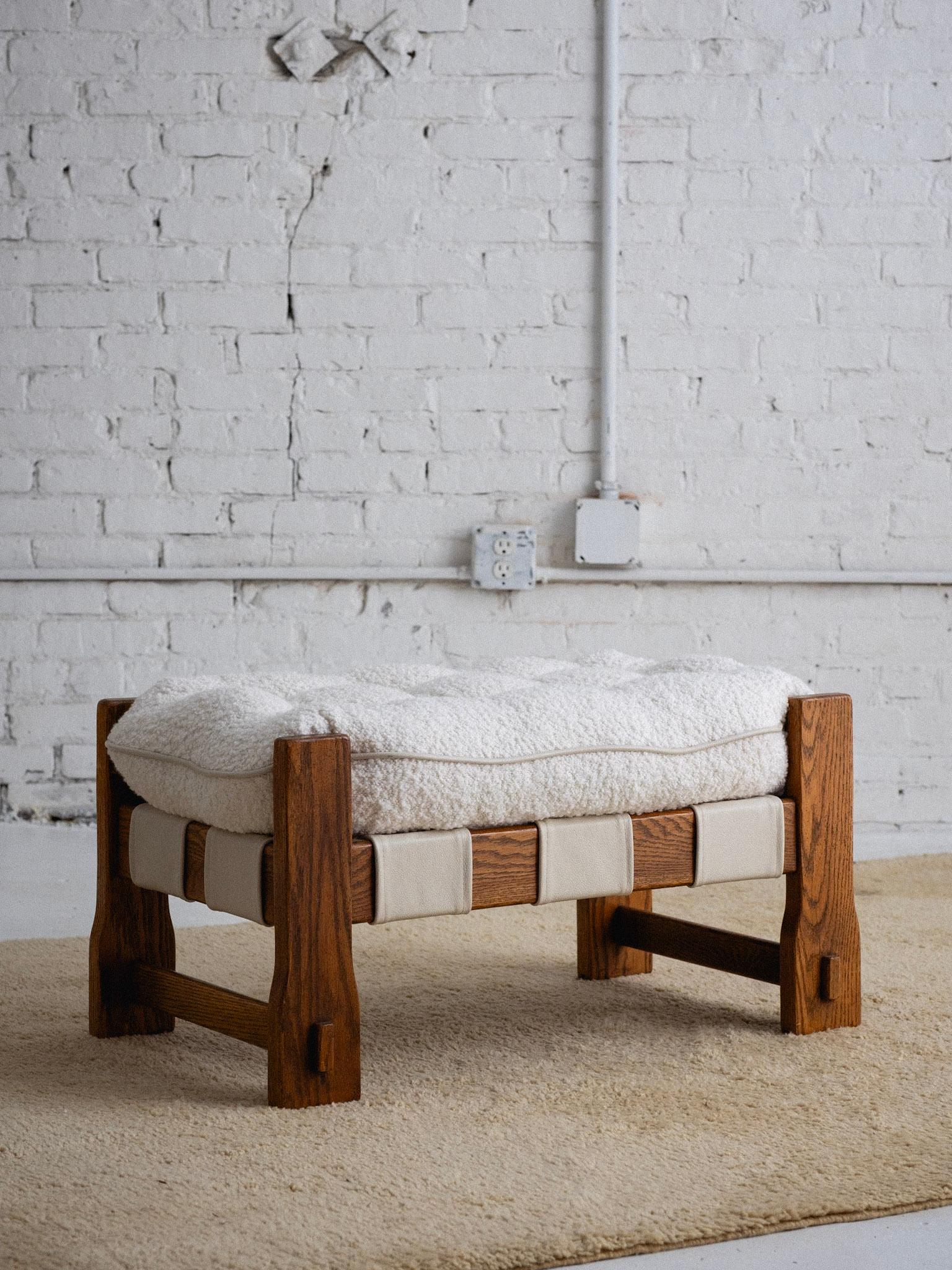 'Ojai' Oak Lounge Chair and Ottoman by Lawson-Fenning 7