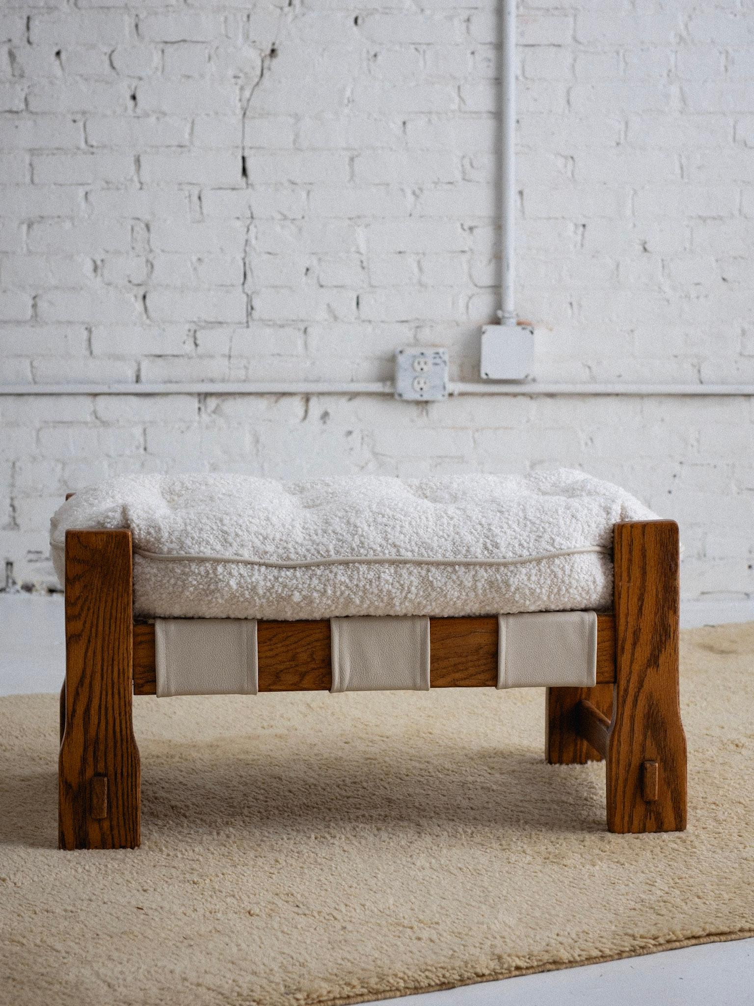 'Ojai' Oak Lounge Chair and Ottoman by Lawson-Fenning 9