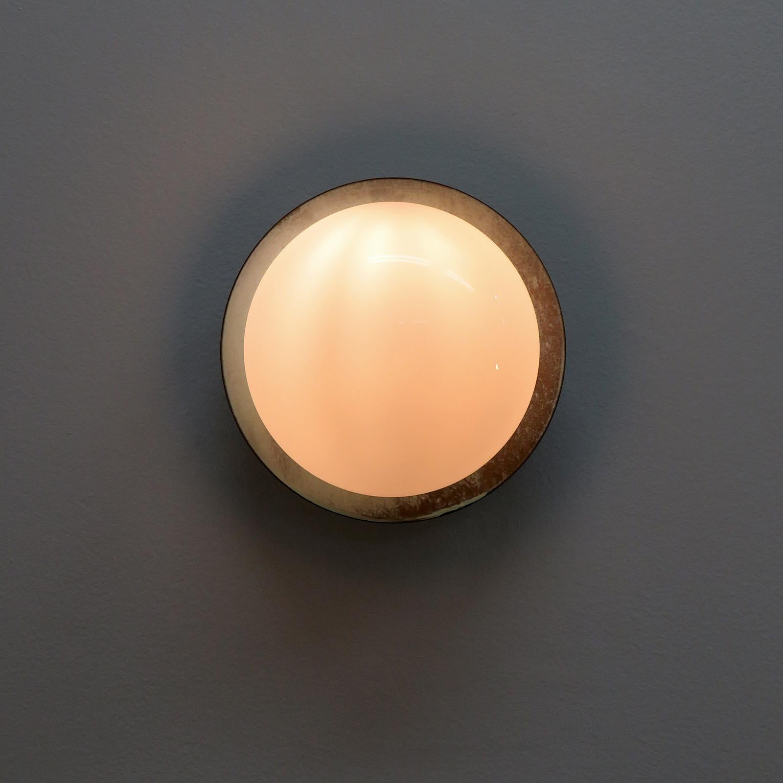 Brass Ojo Outdoor Wall Lights by Gallery L7 For Sale