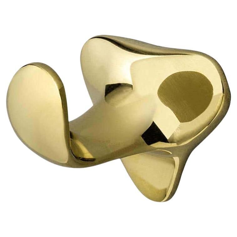 OK! Polished Solid Brass Door knob Milà no.4 by Antoni Gaudi For Sale