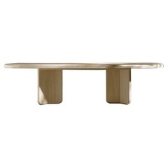 OKAL Extendable Dining Table in Maple – Modernist Style