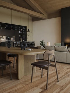 Tavolo da pranzo allungabile OKAL in Oak - Stile modernista