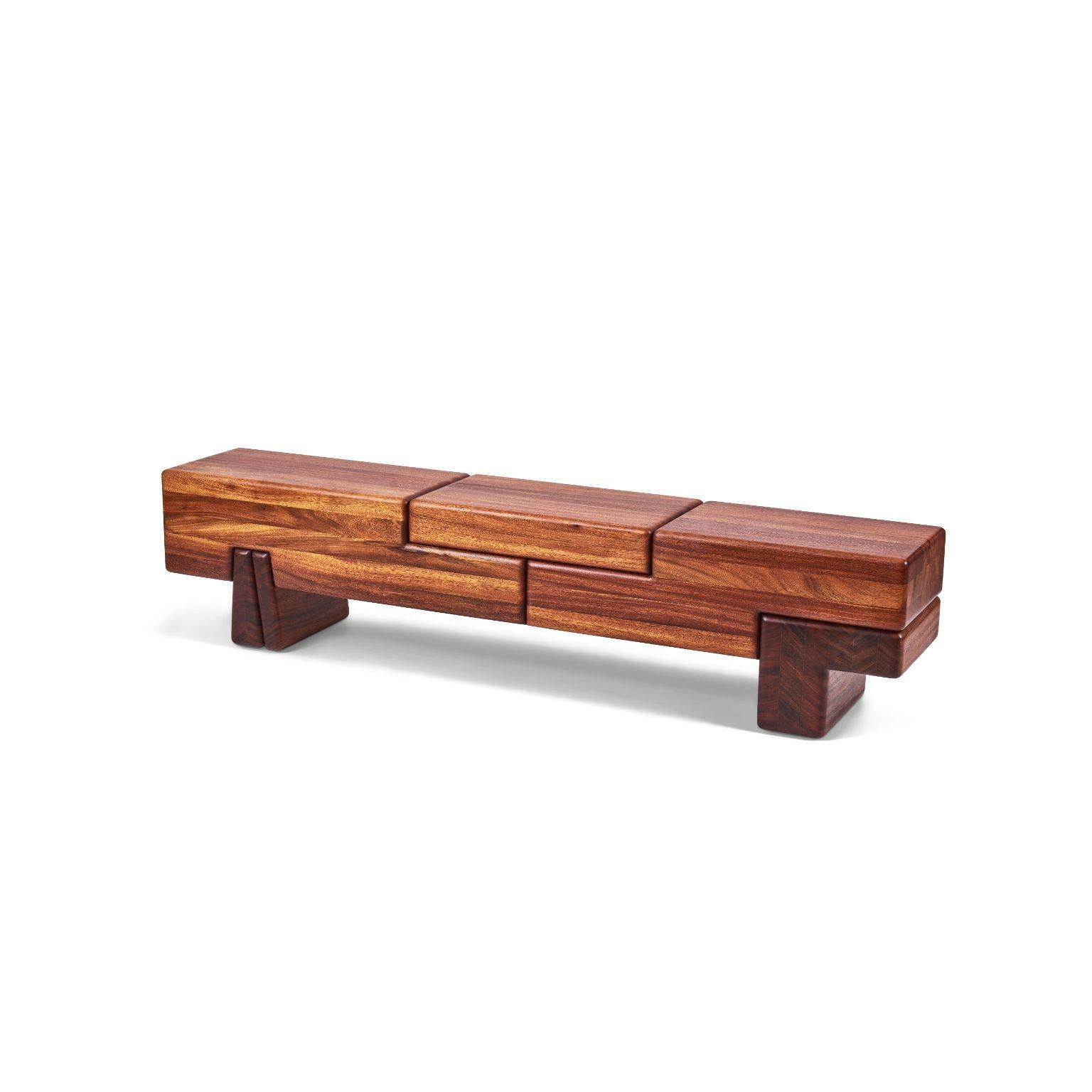 Turkish Okan D'arfique Laminated Bench by Contemporary Ecowood For Sale