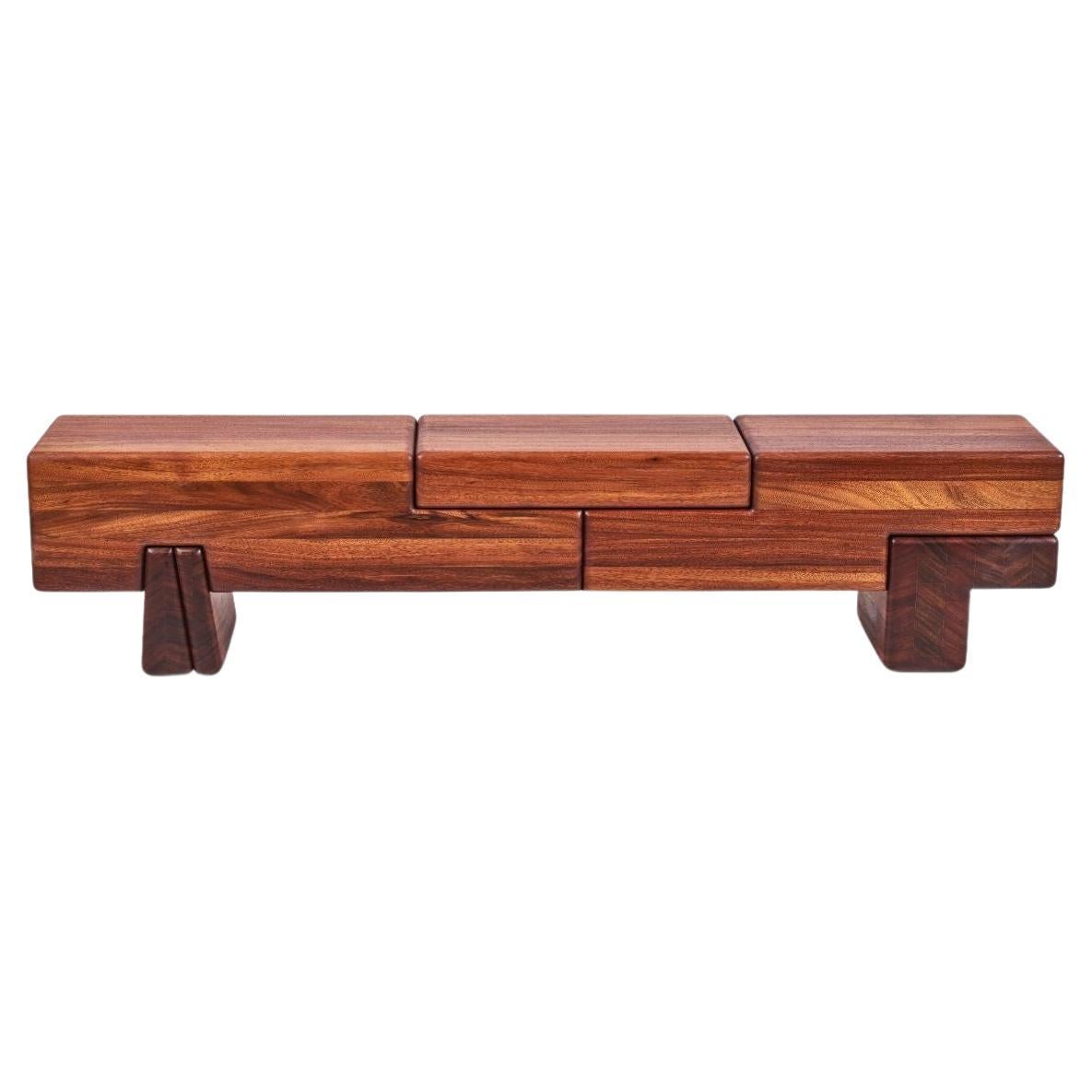 Okan D'arfique Laminated Bench by Contemporary Ecowood