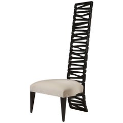 Okawa-Stuhl aus massivem Mahagoniholz