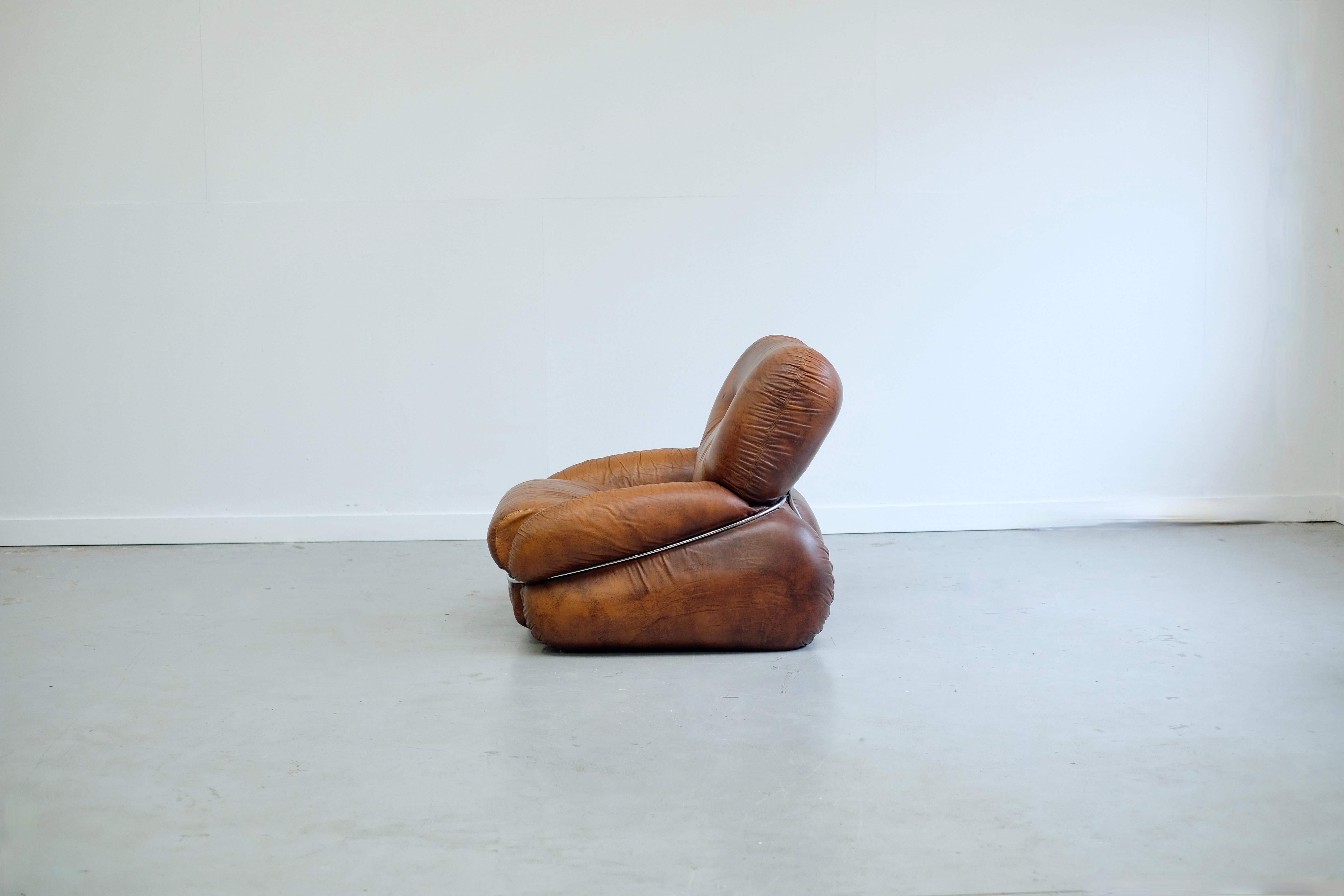 Mid-Century Modern Okay armchair by Adriano Piazzesi - 1970s