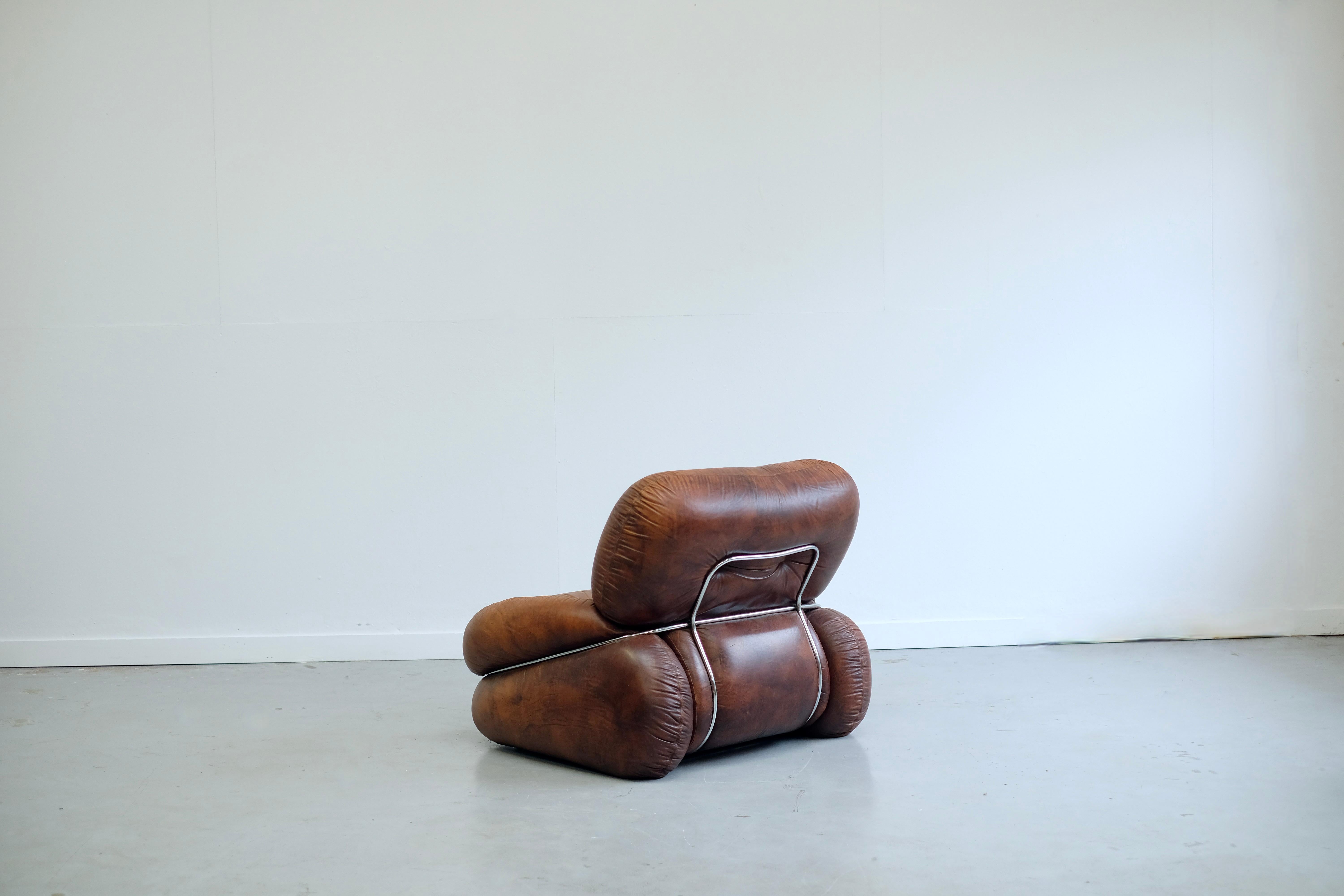 20th Century Okay armchair by Adriano Piazzesi - 1970s