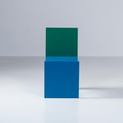OKAZAKI CHAIR green & blue by Shigeru UCHIDA