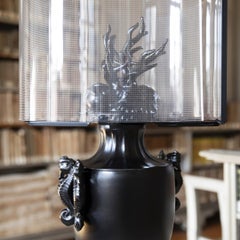 Okeanos Touch Lamp, Matt Black